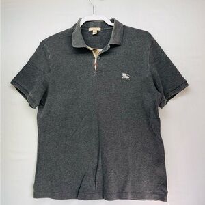 Burberry Charcoal Polo Shirt